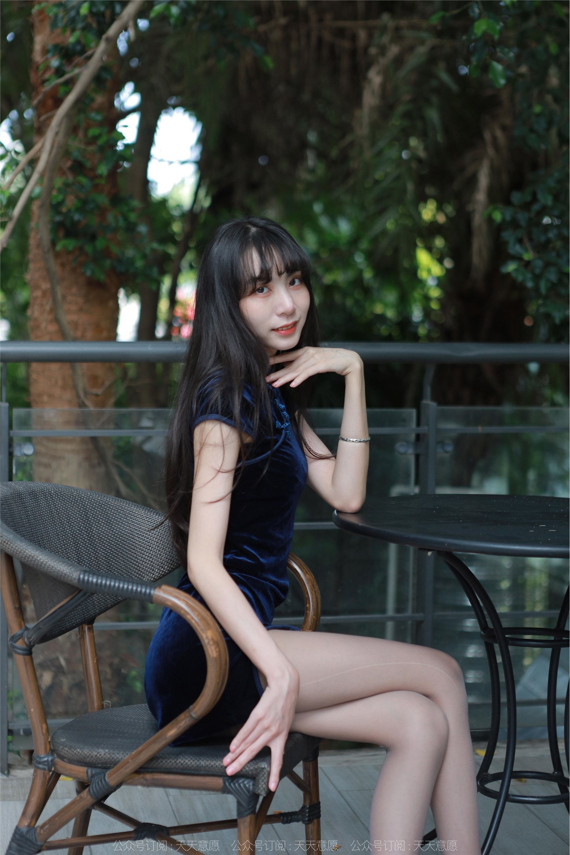 IESS异思趣向  2022.10.28 丝享家 1251 团团《灰思旗袍》